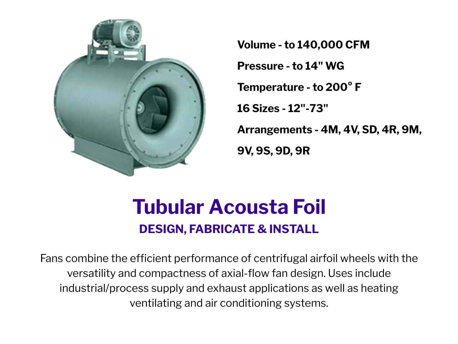 Tubular Acousta Foil